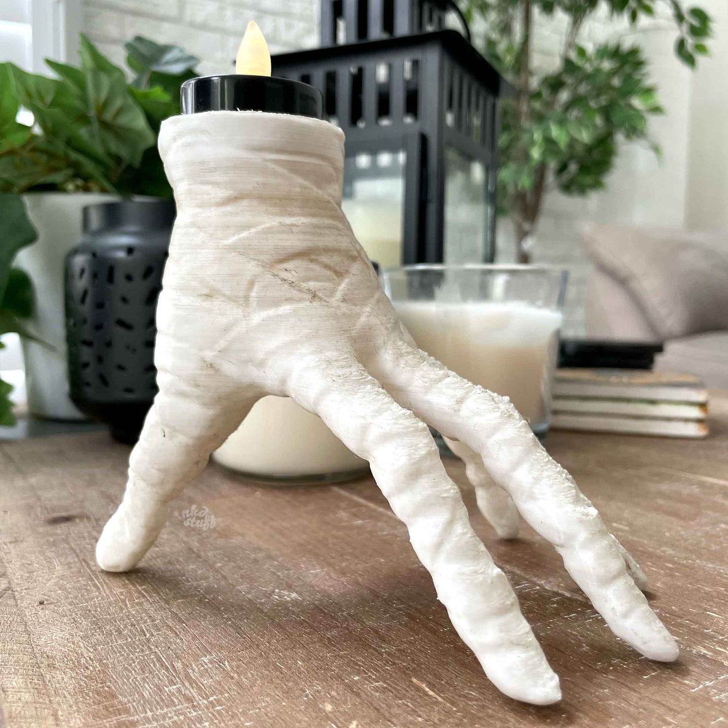 Mummy Hand Candle Holder