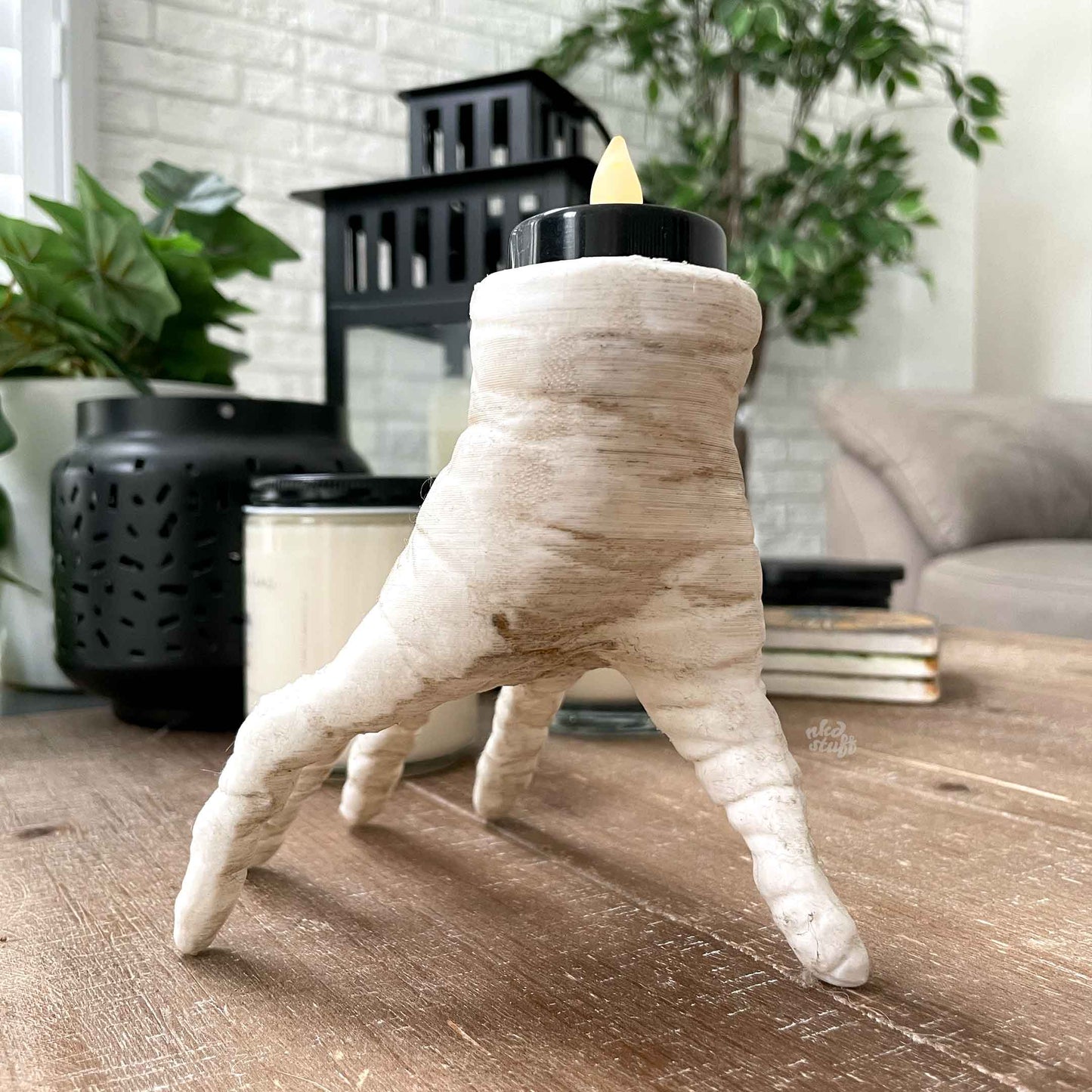 Mummy Hand Candle Holder
