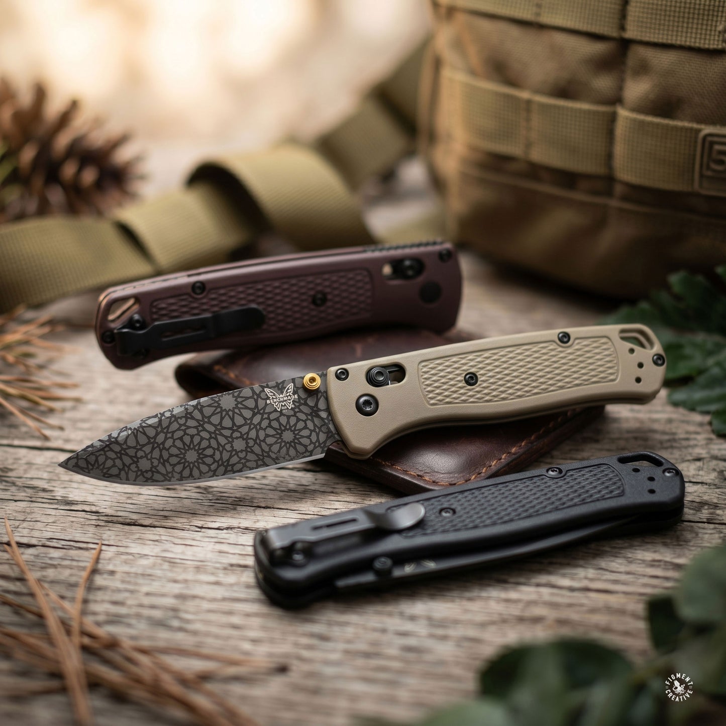Personalized EDC Benchmade BM 535 Bugout Knife
