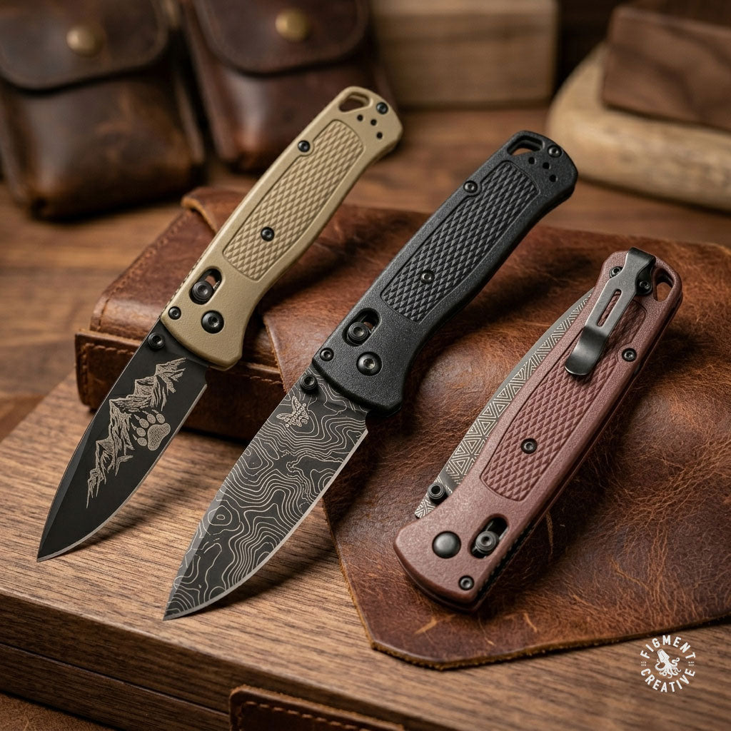 Personalized EDC Benchmade BM 535 Bugout Knife