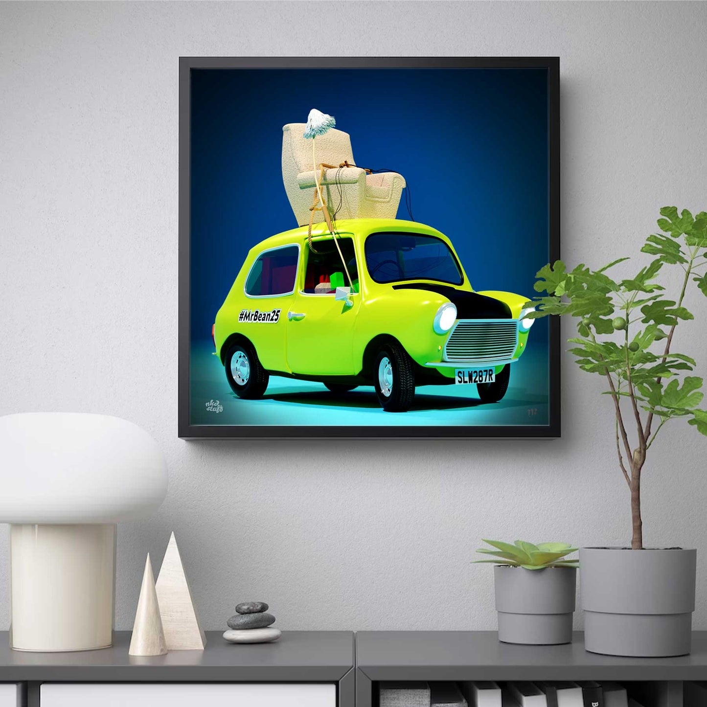 Mr.Bean's Mini Art Print