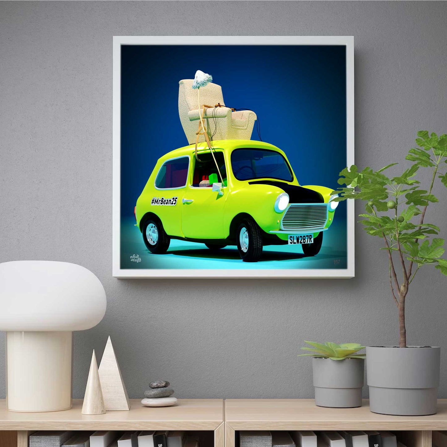 Mr.Bean's Mini Art Print