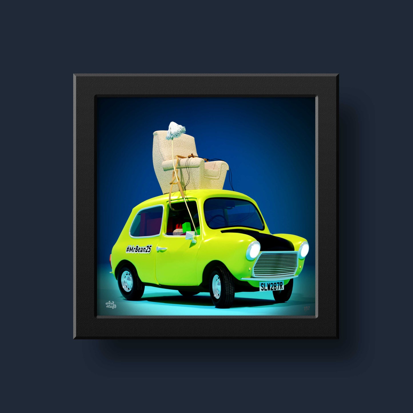 Mr.Bean's Mini Art Print